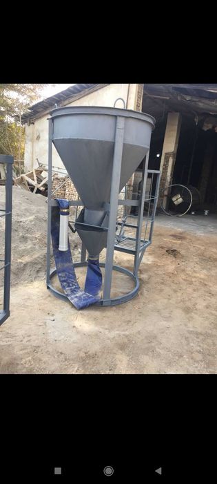 Бадья для бетона со шлангом