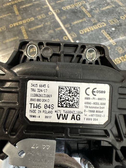 Airbag табло Audi A4 A5 b9 8w пасажер айрбег ауди а4 а5 б9