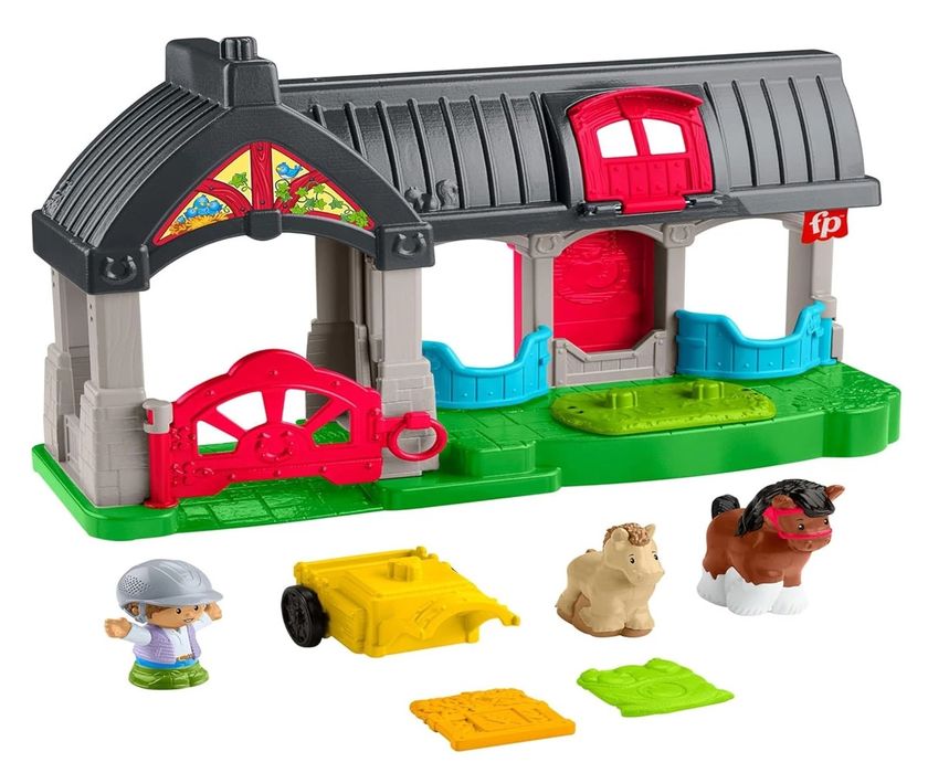 Fisher Price Конюшня Литъл пийпъл: Музикална конюшня на понита Fisher Price