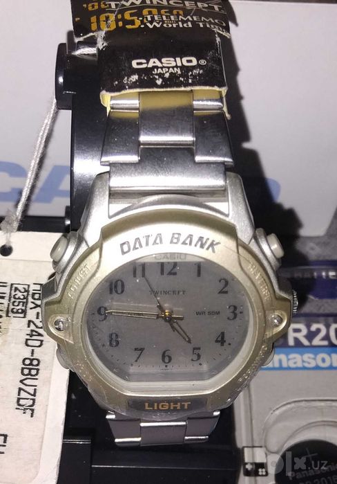 часы casio twincept abx-24-8bzvdf data bank