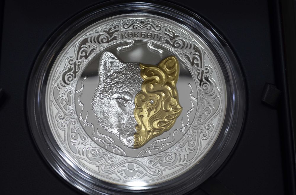 Серебряная монета «Көкборі» - 5000 тенге