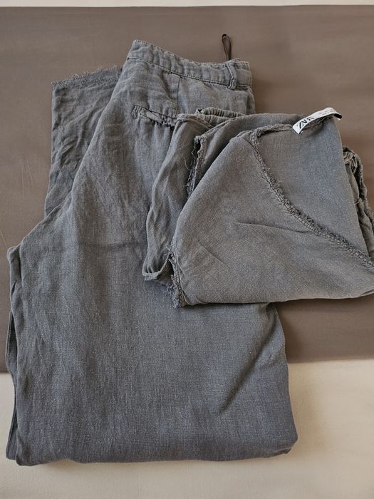 Дамски ленен сет ZARA