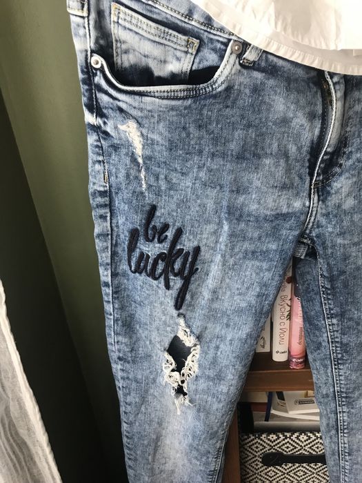 Риза Bik bok, с етикет и дънки Denim 1982