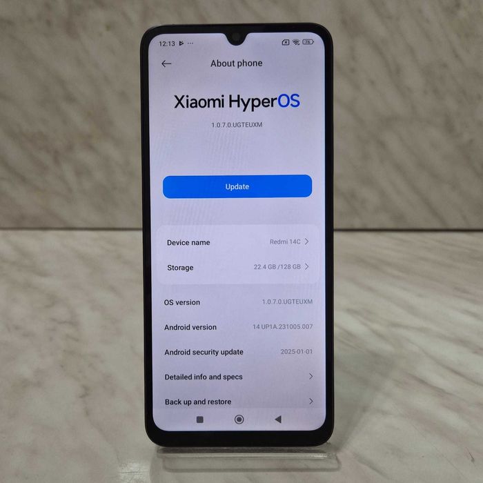 Telefon Xiaomi Redmi Negru 14C 128GB cu 6gb Zeus Amanet 33980 / 34058