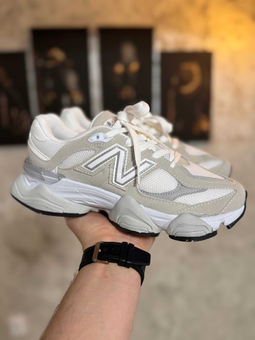 Adidasi Barbati New Balance 9060 White & Gri!