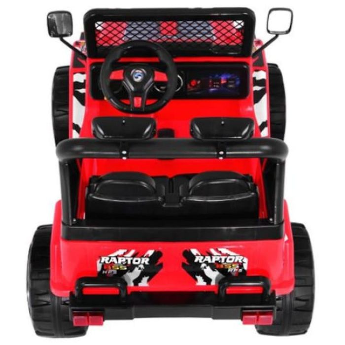 Masinuta electrica Jeep Raptor 2, rosu