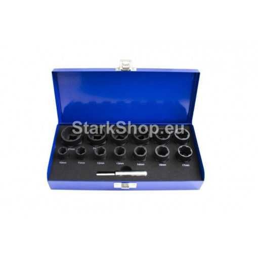 Екстрактори  14 части 10-27мм , HAWEK за Повредени Болтове и Гайки