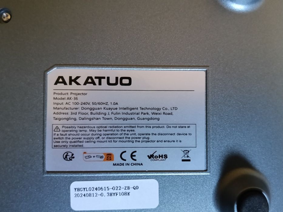 Proiector AKATUO , AK-36 Full HD led