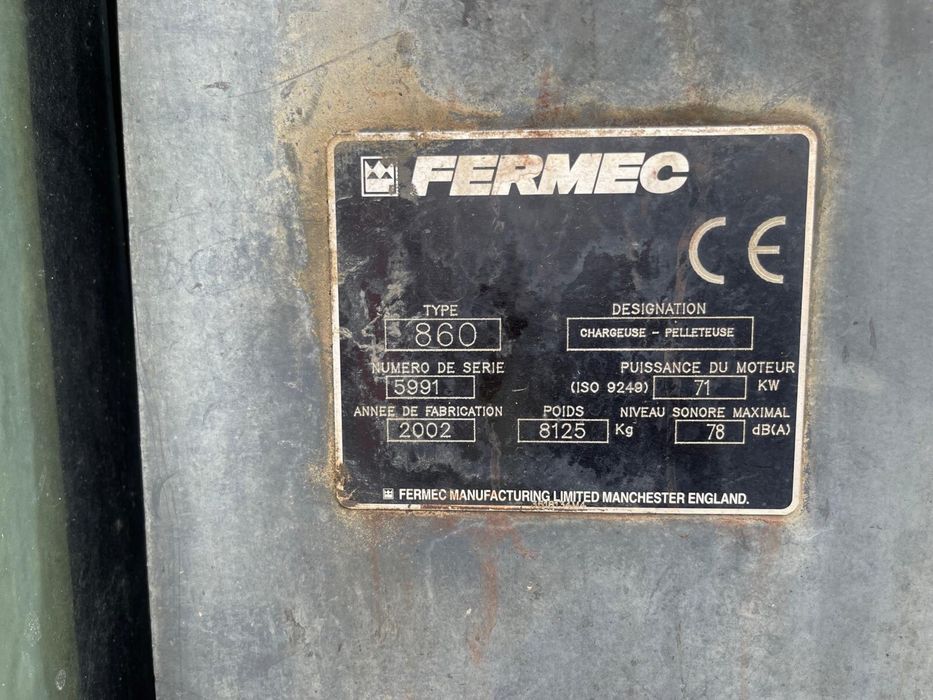 Vand buldoexcavator fermec 860