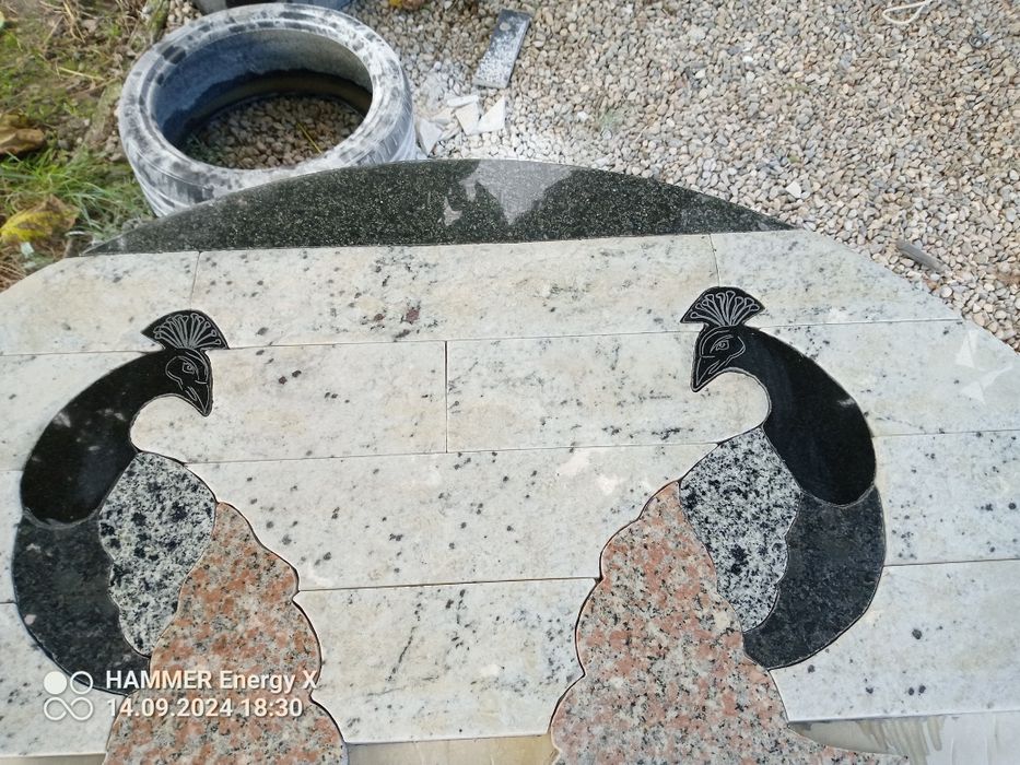 Мозайка ( пауни символ на богатство власт и безсмъртие)