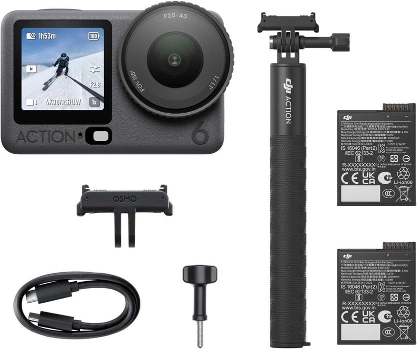 DJI Osmo Action 6 Capture More Combo, 8к