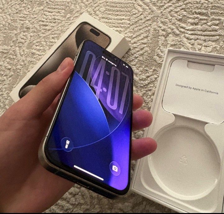 Айфон 15  PRO почти новый 128 гб.