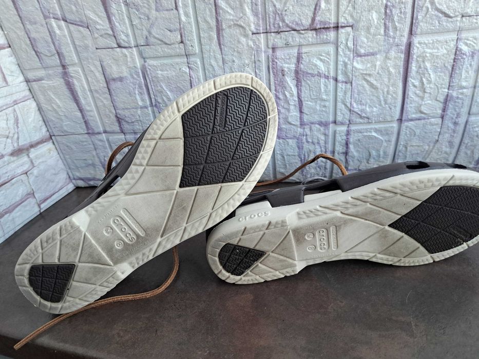 мъжки мокасини,летни отворени обувки,гумени Crocs,41