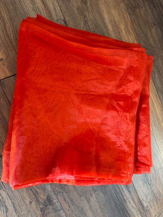 Пердета тънки в оранжев цвят