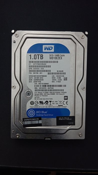 HDD диск 1 TB WD Blue