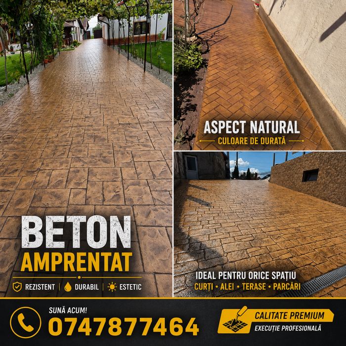 Beton amprentat cea mai buna calitate!