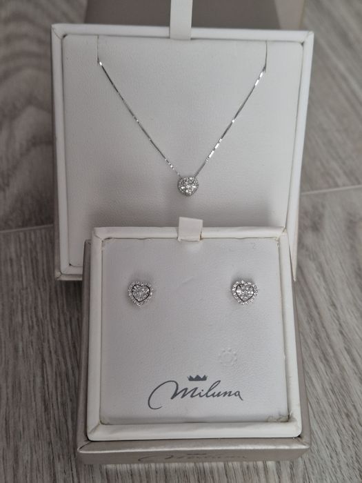 Colier din aur 18k cu diamante naturale