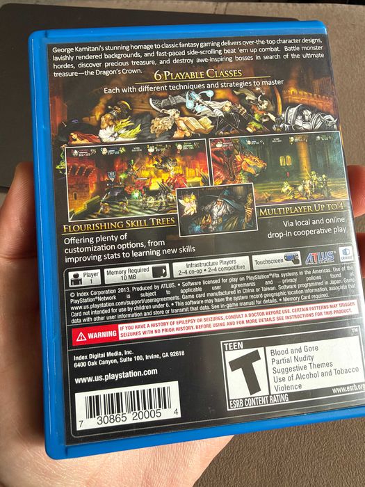 Dragon's Crown PS Vita