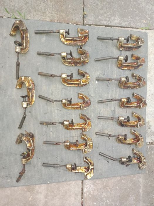 Струбцины советские в масле