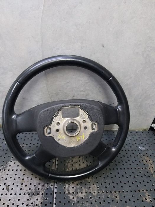 Volan piele cu comenzi skoda yeti 5l 3t0419091j