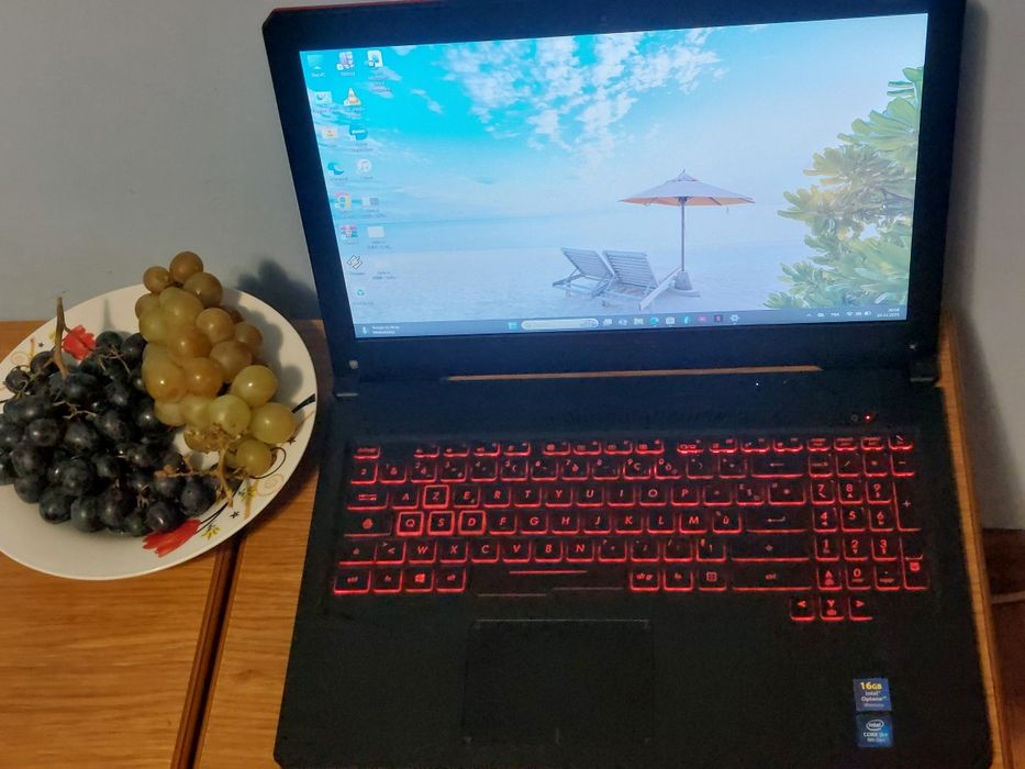 Laptop Asus Tuf i5 8300h 2,3Ghz/4Ghz, 16GB, 480GB+16GB GTX 1050 2G W11