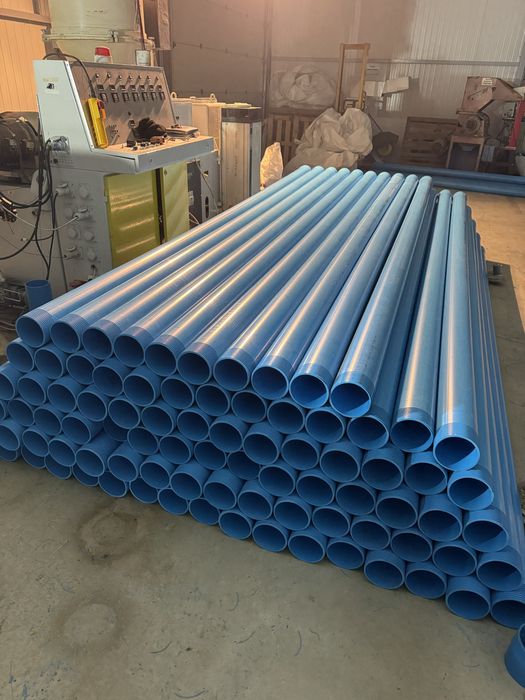 Țeavă albastră cu filet pentru foraje puțuri