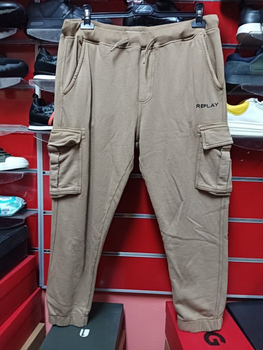 Оригинално долнище Replay L , XL , XXL ново мъжко памучно анцуг реплей