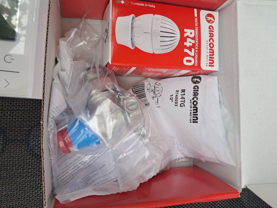 Termostat camera+kit Giacomini+robinet termostatat