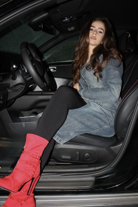 Дънкова дълга рокля