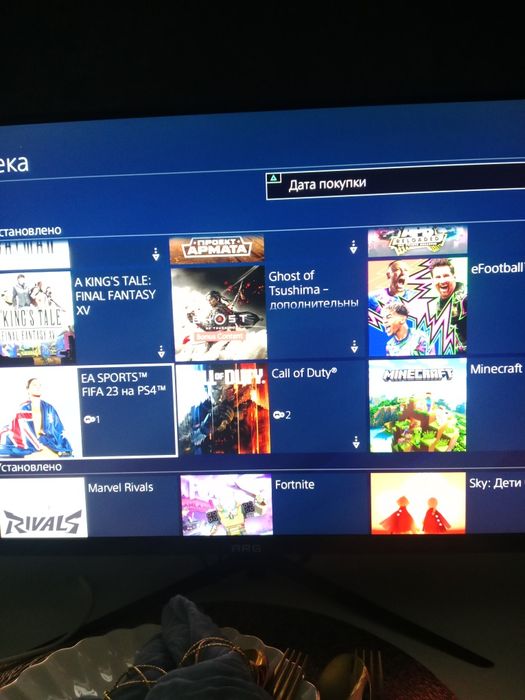 Продаётся playstation4 fat  с 45играми +2 джостика