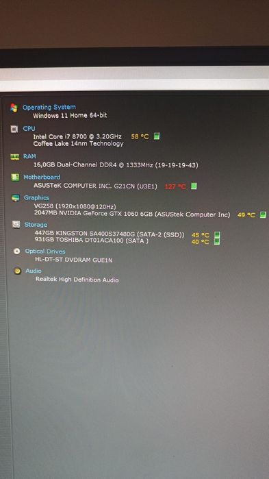 Asus Rog Huracan