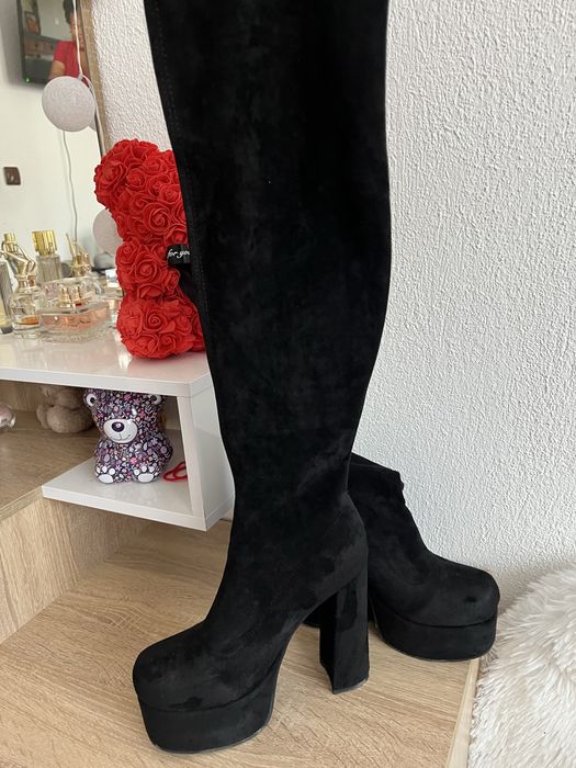 Ботуши с дебел ток