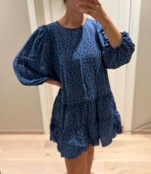 Синее платье ZARA