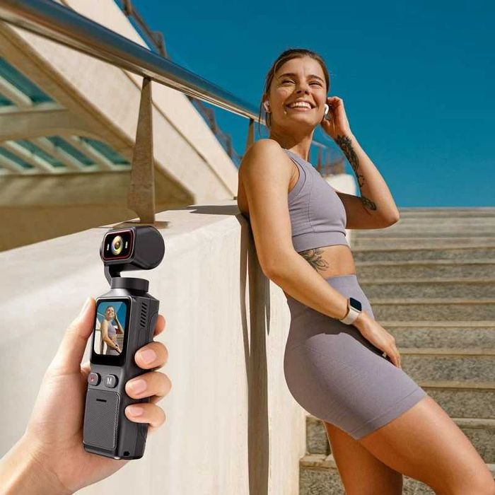 4K WIFI Екшън камера Thumb Sport DV Преносим жироскоп Стабилизация на изображението L19