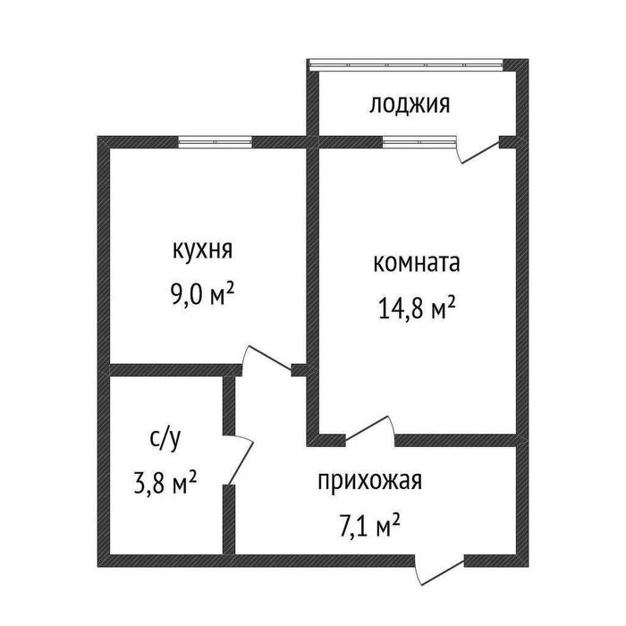 Продажа 1-комнатной квартиры