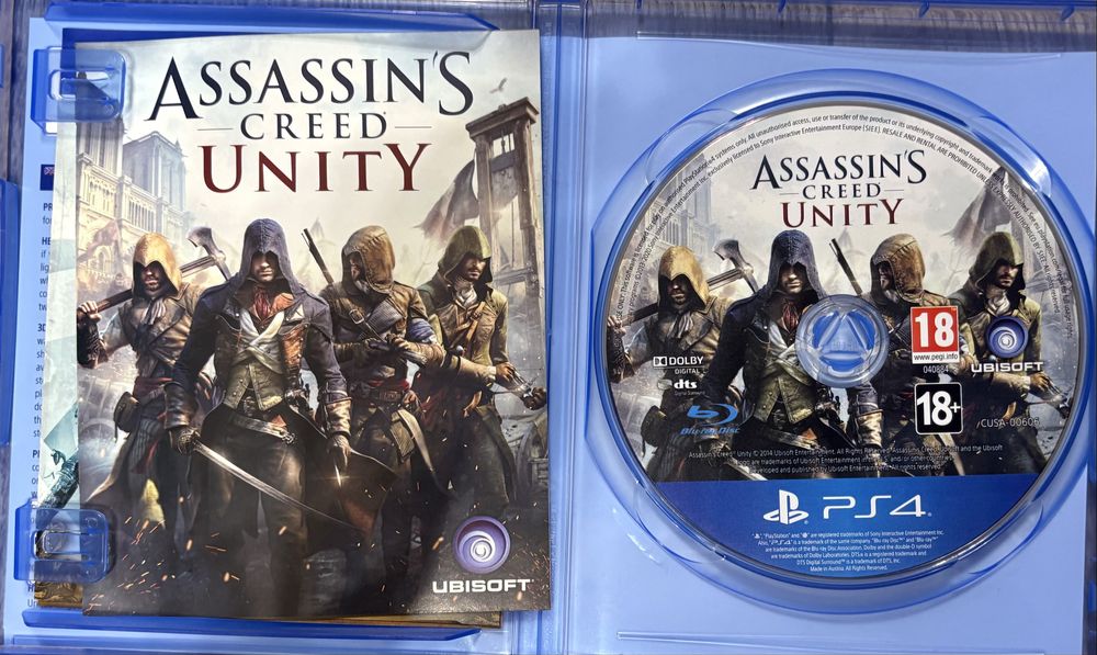 Assasin’s Creed Unity ps4- БЕЗ ДЕФЕКТИ