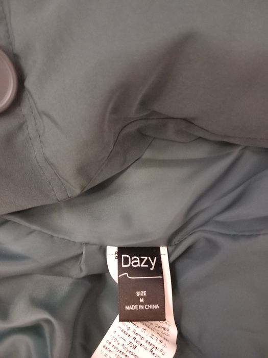 Масленозелено топло дамско яке Dazy