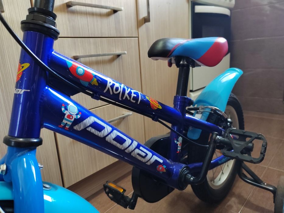 Bicicleta Copii Polar 2023 Rocket - 14 Inch, Albastru