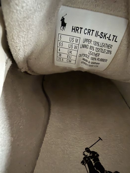 Polo Ralph Lauren Hrt Crt II ОРИГИНАЛ дамски сникърси/кецове велур 37