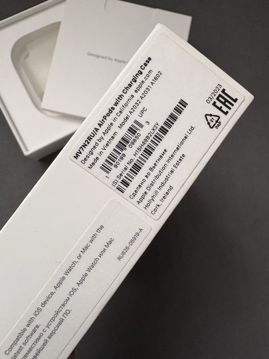 Наушники оригинал Apple airpods