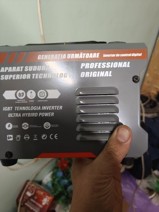 SUPER OFERTA Aparat Sudură Invertor Profesional - Tehnologie IGBT Ultra Hybrid +PACHET ELECTROZI 5KG ,2,5 GROSIME