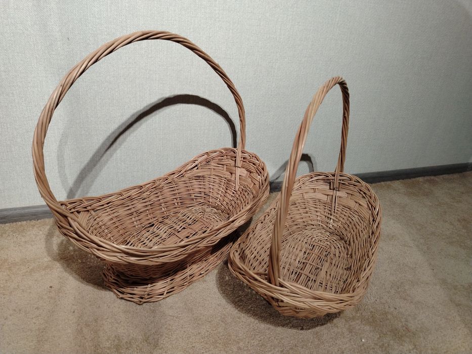 Продам плетенные корзины за 12 штук ны для фруктов и не только!