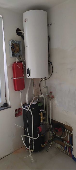 Термопомпа въздух-вода с Буферен Енергиен Модул - икономично отоплени