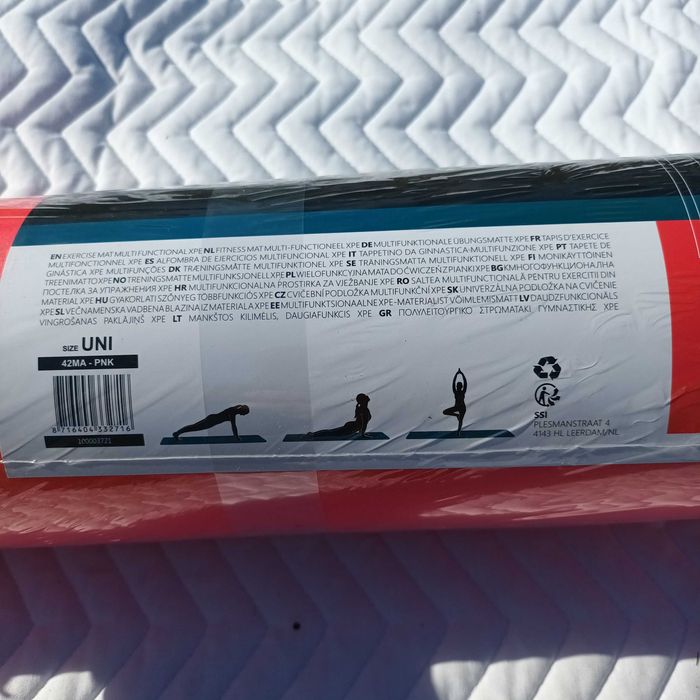 Covoraș de Yoga Premium AVENTO, fitness, pilates, XPE, 160x60x0.7 cm