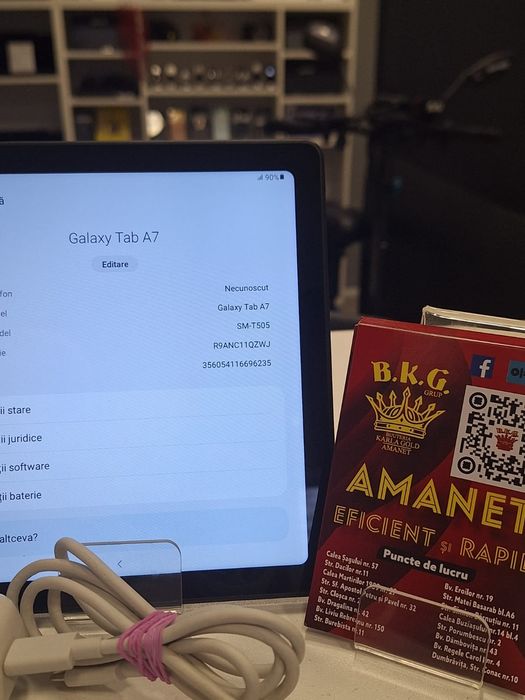 Samsung Tab A7 32gb Amanet BKG