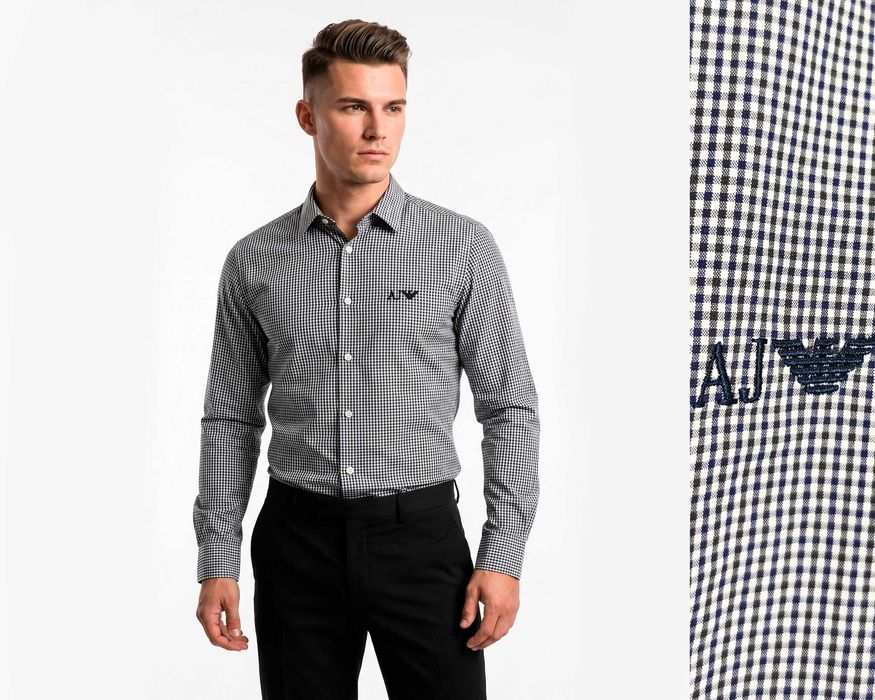 Armani Jeans Slim fit Оригинална мъжка риза размер М