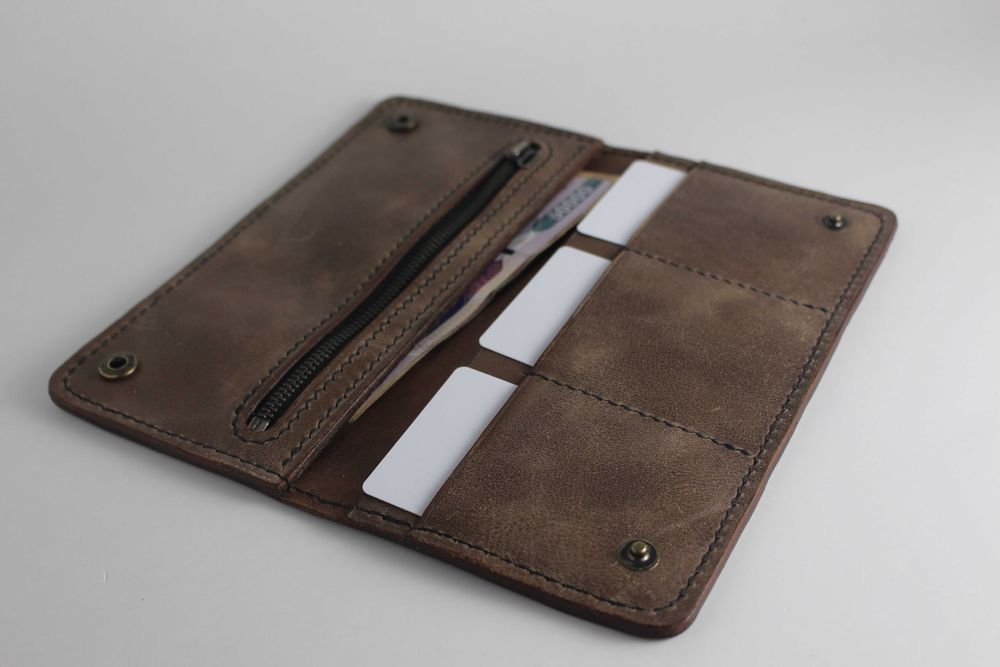 Кошелёк Лонгер/Karmon 100% натуральная кожа