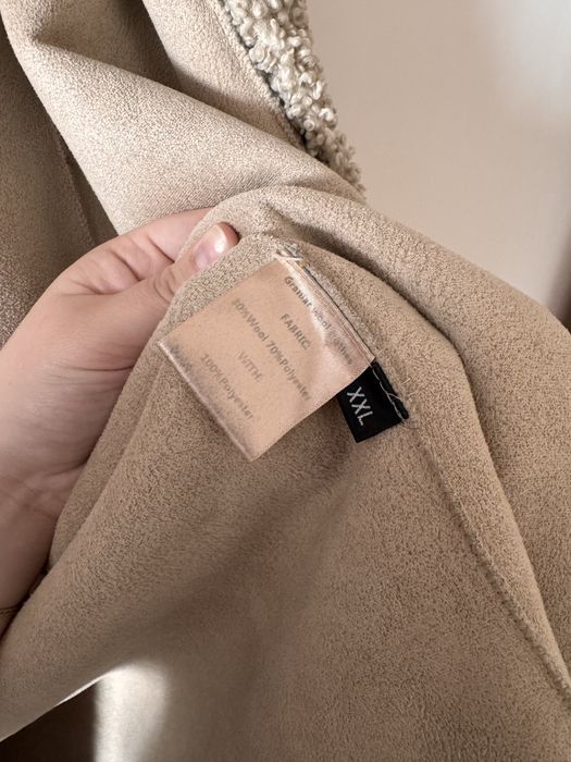 Шубка тэдди бежевая