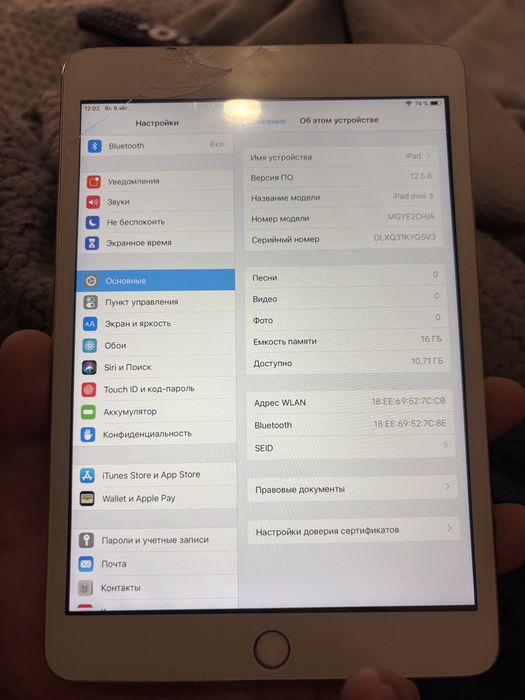 Ipad mini 3 16gb