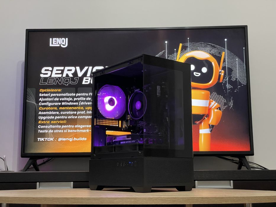 Calculator / Sistem PC Gaming - R5 2600, 1650 4GB, 16GB 3200, 256GB SSD